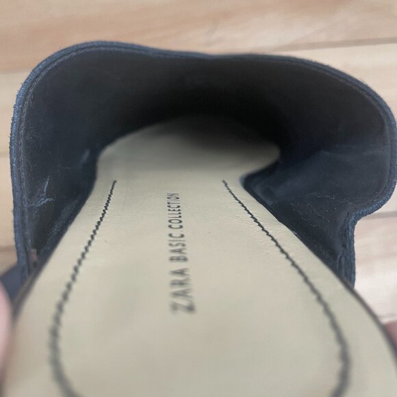 Zara Backless Slip On Slides Loafer Shoes Size 36 - Picture 6 of 6